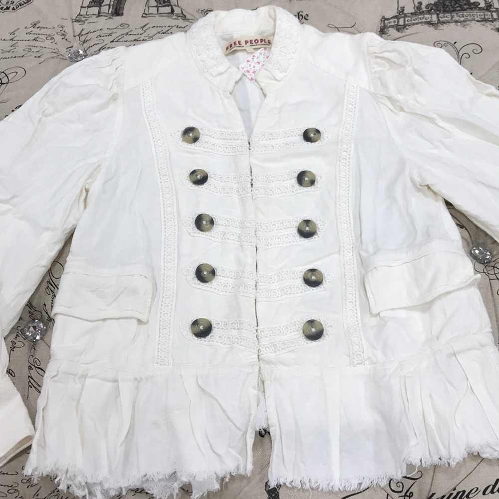 🎁 FREE PEOPLE Ariana Embroidered Jacket - Picture 2 of 12